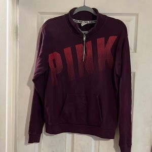 Pink brand 1/2 zip